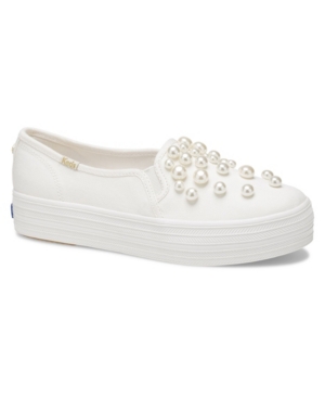 image of kate spade new york Women-s Triple Decker Ks Soft Lurex with Crystals Sneaker