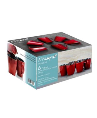 Harland Stoneware Mugs, Set of 6