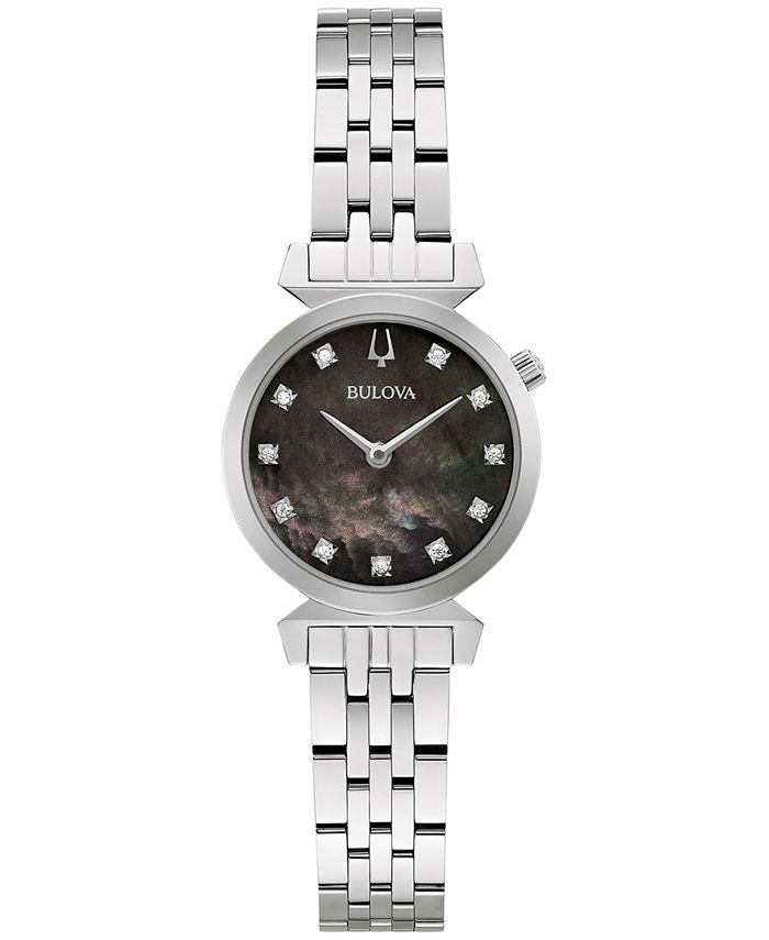 Women s Classic Regatta Diamond Accent Stainless Steel Bracelet Watch 24mm