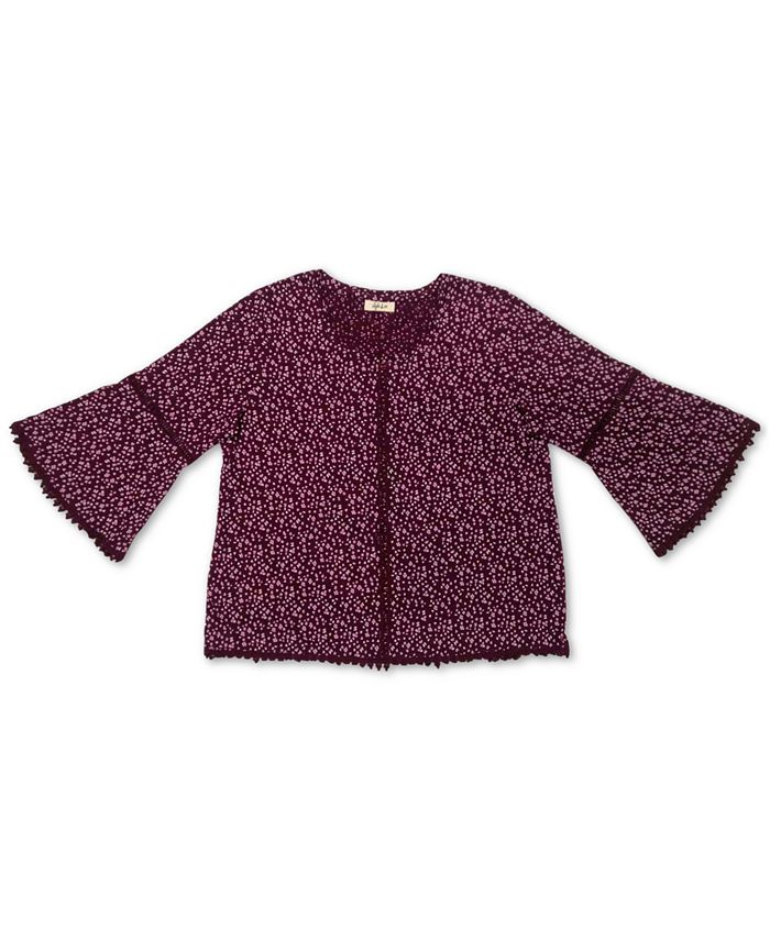 Style & Co Petite Cotton Flower-Print Top, Created for Macy's - Macy's
