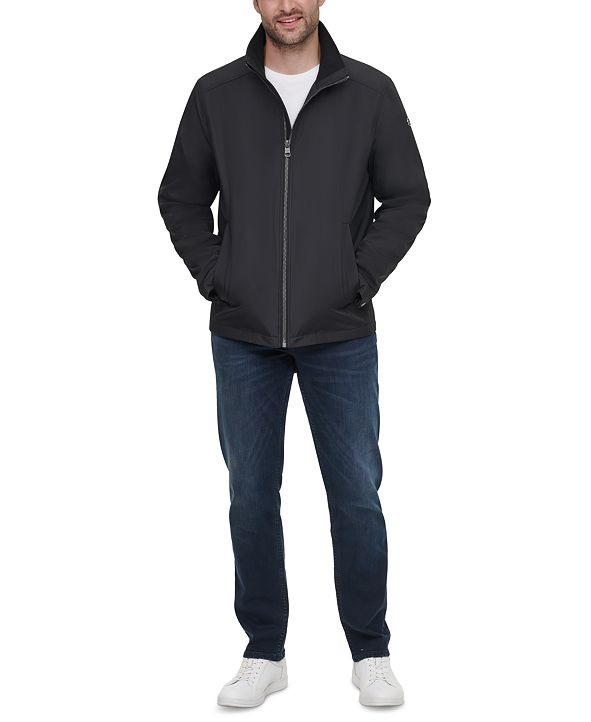 Calvin Klein Men's FullZip StandCollar Lightweight Jacket & Reviews