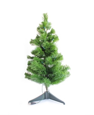 Perfect Holiday 2' Tabletop Prelit Christmas Tree In Green