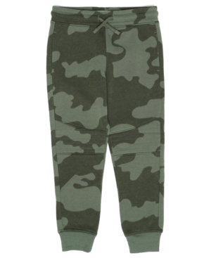 Epic Threads Little Boys Drawstring Camo Basic Knit Jogger