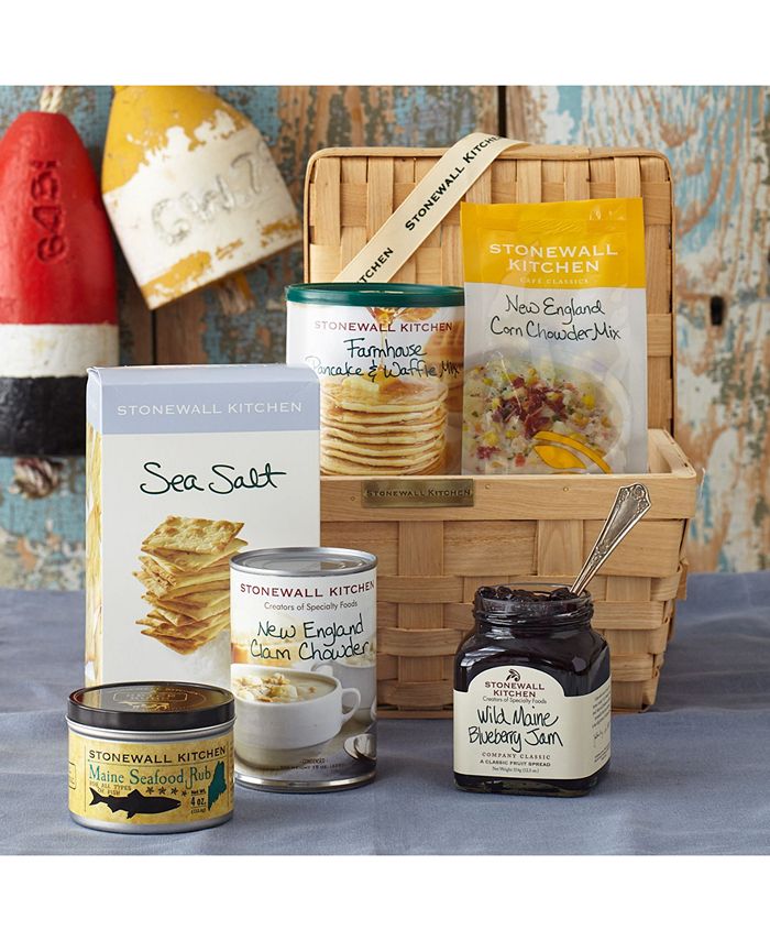 Stonewall Kitchen 6 Piece Taste of Maine Basket & Reviews Food & Gourmet Gifts Dining Macy's