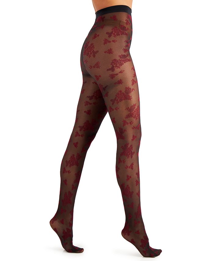 INC International Concepts INC Flocked Floral Tights, Created for