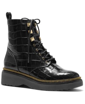 michael kors military boots