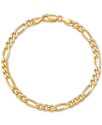 Giani Bernini - Figaro Link Chain Bracelet in 18k Gold-Plated Sterling Silver or Sterling Silver