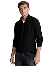 Men's Cotton Quarter-Zip Sweater