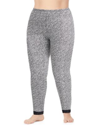 Cuddl Duds Plus Size Softwear Lace-Edge 