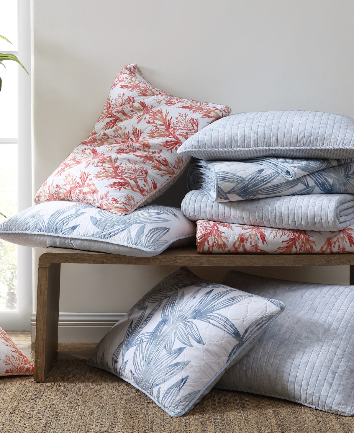 Tommy Bahama Home Kayo Reversible -Pc. Quilt Set