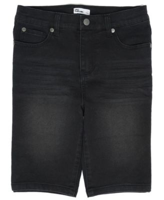 shorts black denim