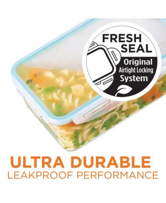 Purely Better™ 8-Pc. Rectangular Food Storage Containers with Dividers, 12-Oz.