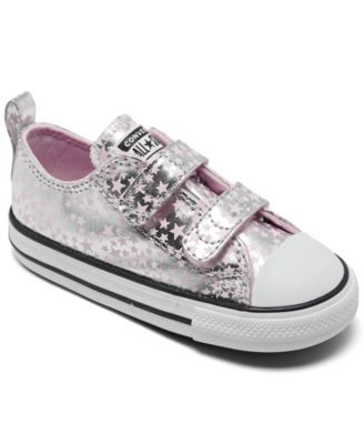 metallic converse shoes