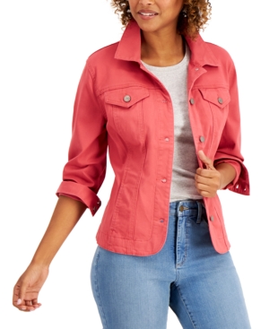 Charter club denim best sale jacket