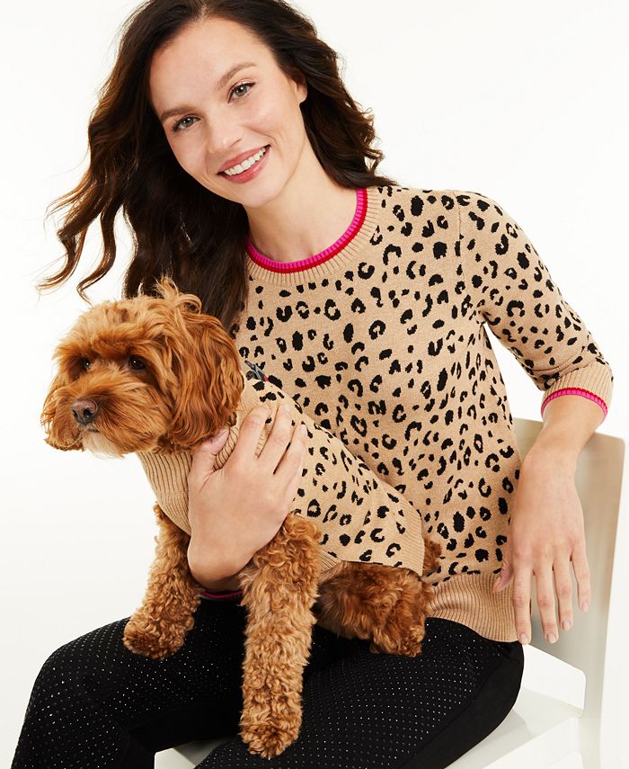 Macy's online leopard sweater