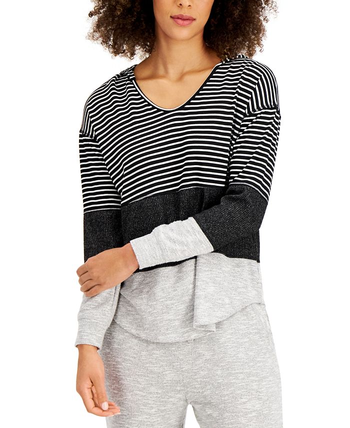 Style & Co Colorblocked Hoodie, Created for Macy's Macy's