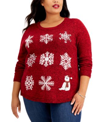 macys christmas sweaters womens