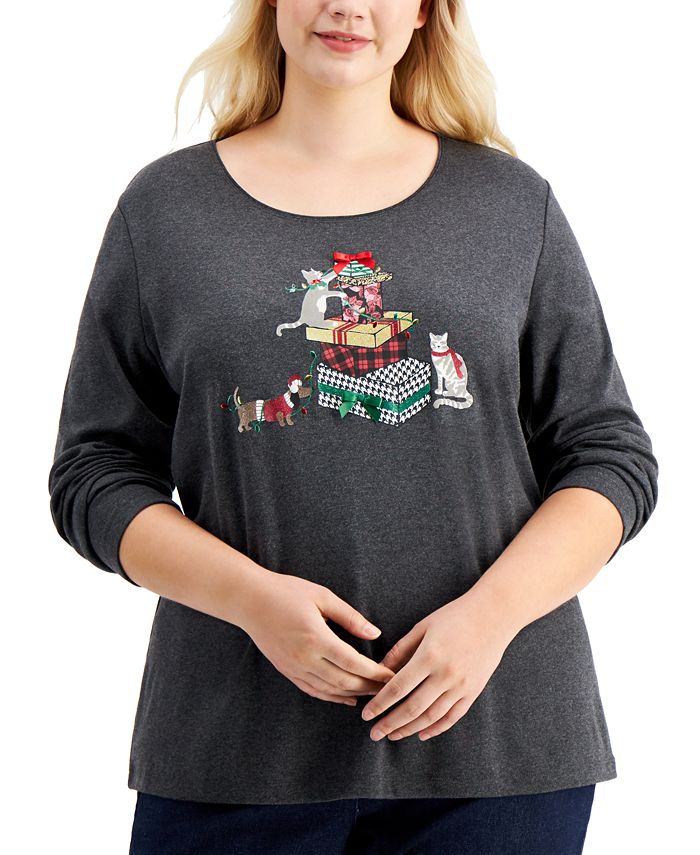 Karen scott cheap cat shirt