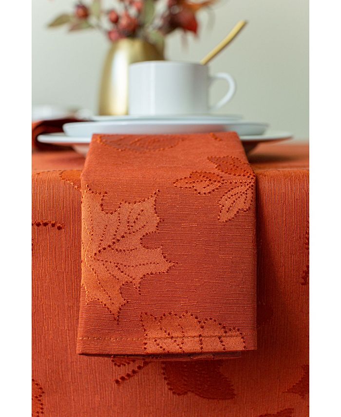 Benson Mills CLOSEOUT! Harvest Legacy Raised Jacquard Napkins Set Of 4