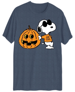 Hybrid Men's Snoopy Being Cool Halloween Short Sleeve T-shirt
