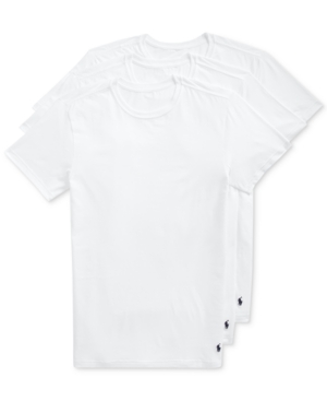 POLO RALPH LAUREN MEN'S 3-PK. SLIM-FIT STRETCH UNDERSHIRTS