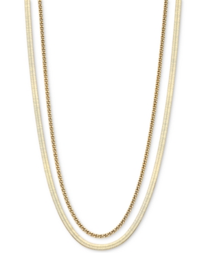 image of Ava Nadri Double Chain Layered Necklace, 16