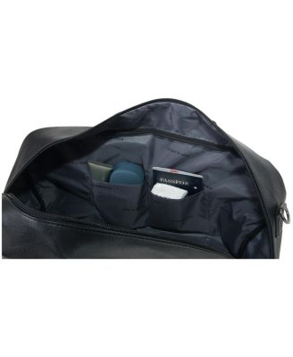 20" Faux Leather Lightweight Carry-On Travel Duffel