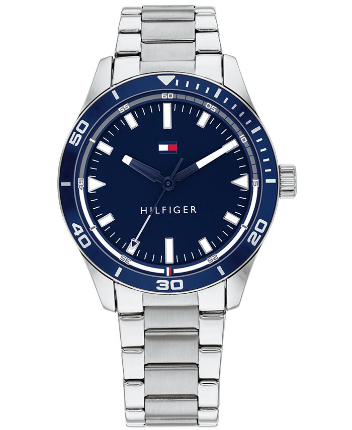 Tommy Hilfiger Stainless Steel Bracelet Watch 44mm & Reviews - Macy's