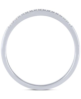 Diamond Baguette Band (1/5 ct. t.w.) in 10k White Gold