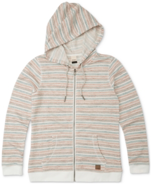image of Roxy Juniors- Trippin Stripes Striped Hoodie