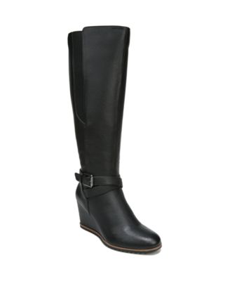 black leather cowgirl boots