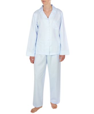 Miss Elaine - Satin Dobby Pajama Set