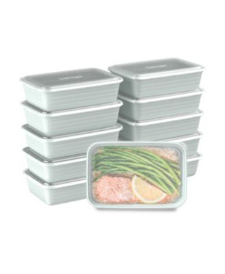 Food Prep 1-Compartment Food Storage Containers, Pack of 10