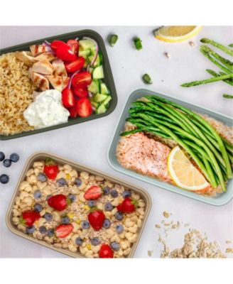 Food Prep 1-Compartment Food Storage Containers, Pack of 10