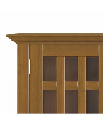 Bedford Solid Wood Low Storage Media Cabinet