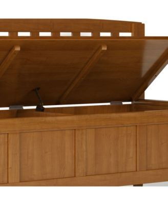 Brooklyn Solid Wood Entryway Storage Bench