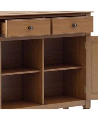 Connaught Solid Wood Entryway Storage Cabinet