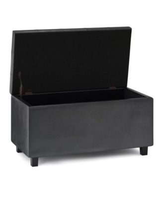 Cosmopolitan Contemporary Rectangle Storage Ottoman