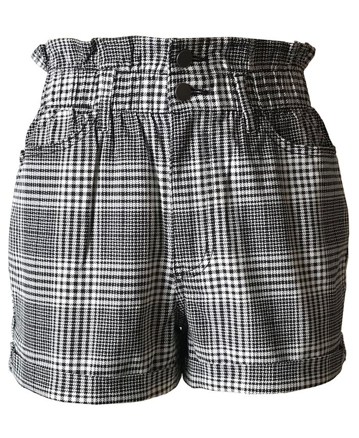 Plaid 2024 paperbag shorts
