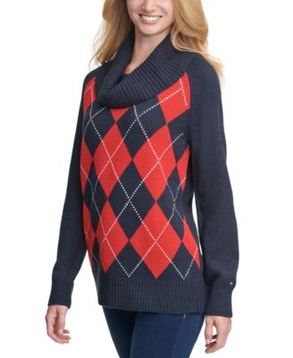 tommy hilfiger cowl neck sweater