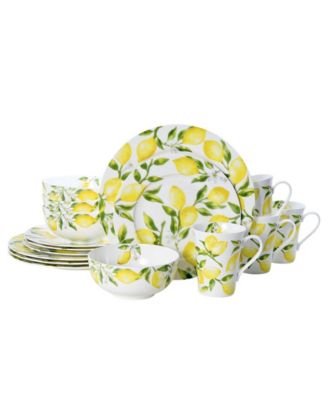 Lemons 16 Pc. Dinnerware Set, Service for 4