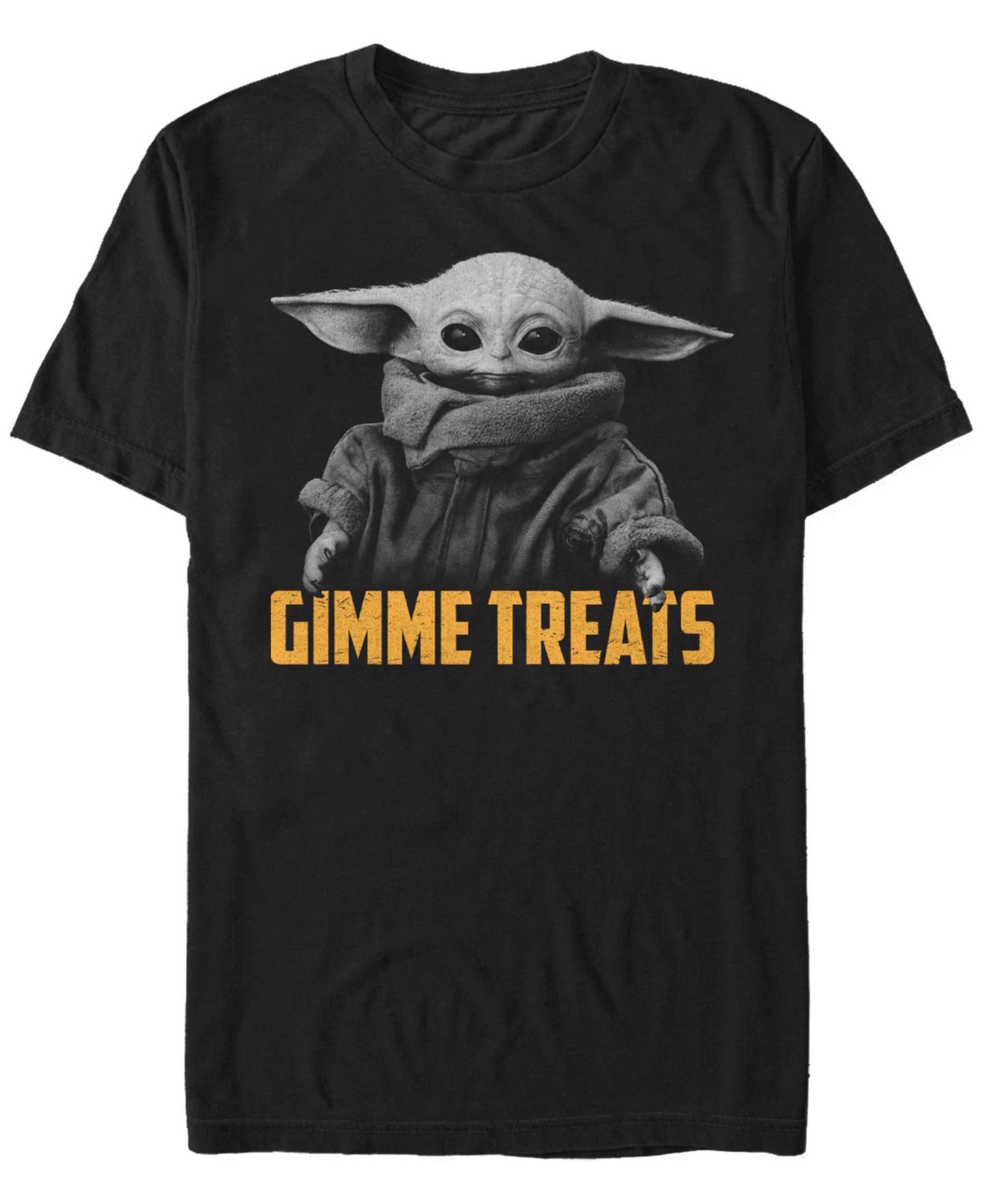 Мужская футболка Fifth Sun Star Wars Mandalorian Gimmie Treats Short Sleeve, цвет: Чёрный — фото 1