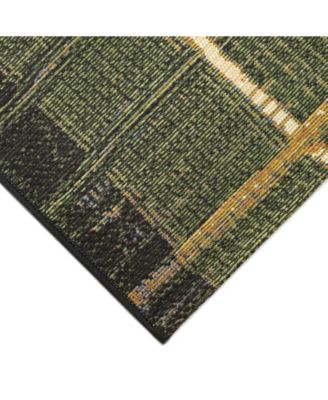 Marina Tribal Stripe 1'11" x 7'6" Runner Rug