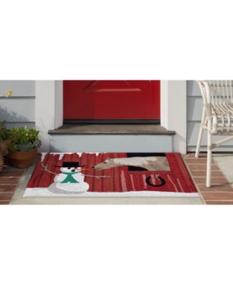 Frontporch Farm To Table Red 2' x 3' Outdoor Area Rug