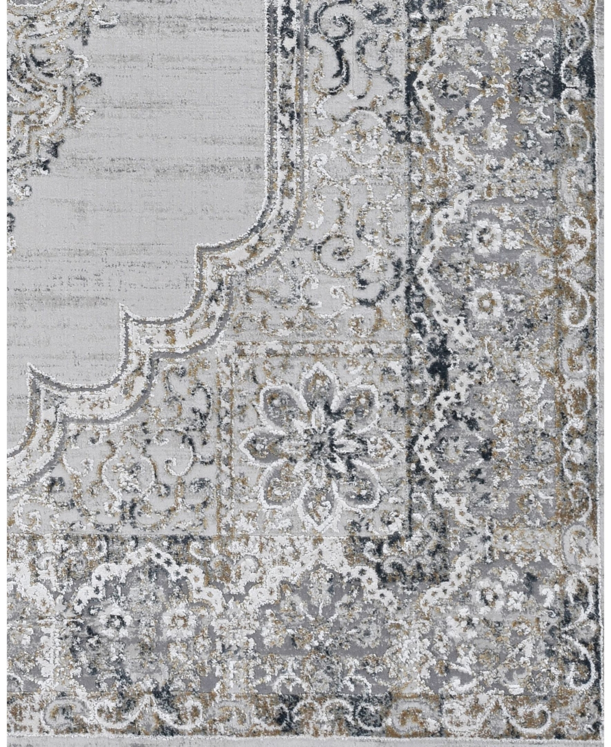 Closeout! Km Home Abbey KL32Rug - Ivory