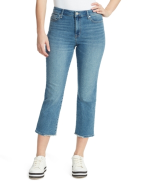 image of William Rast High-Rise Cropped Straight-Leg Jeans