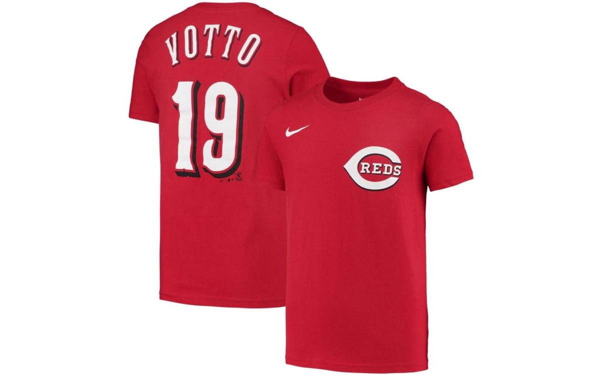 Nike Cincinnati Reds Youth Name and Number Player T-Shirt Joey Votto