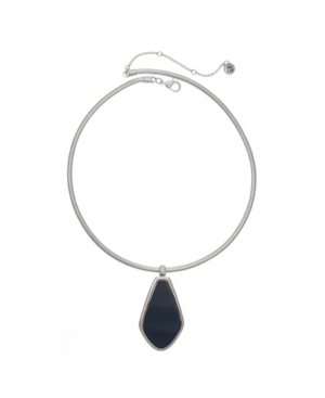 image of The Sak Silver-Tone Coil Pendant Necklace