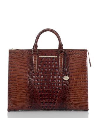 brahmin pecan tote