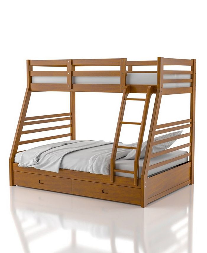 America Laudrie Twin Over Full Bunk Bed, Furniture Of America Bunk Bed